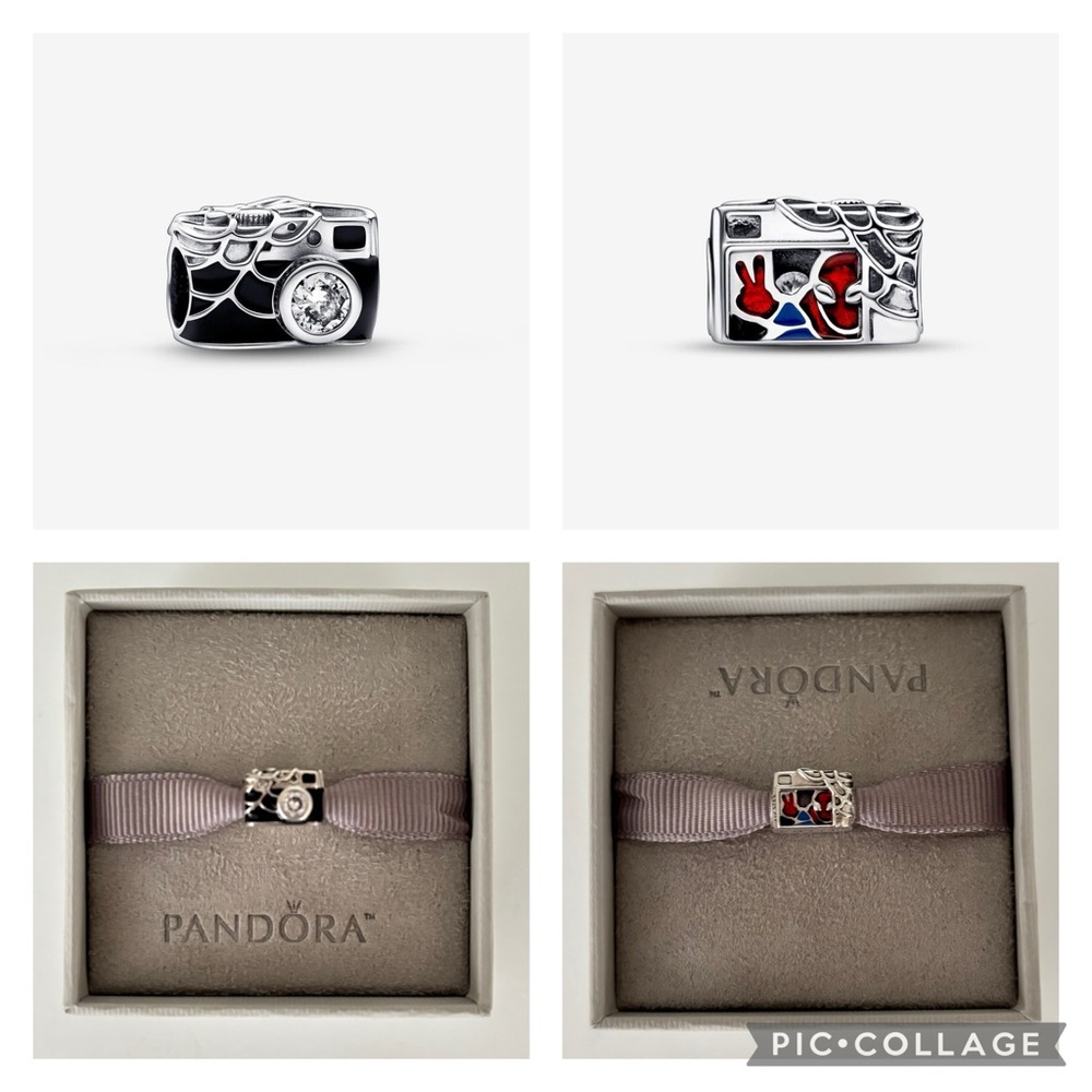 Marvel Spider-Man Camera Selfie Pandora Charm